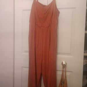 Torrid orange jumpsuit